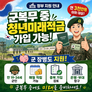 훈련소 장병도 청년미래적금 가입됩니다 — 2026년 6월 신청 가이드