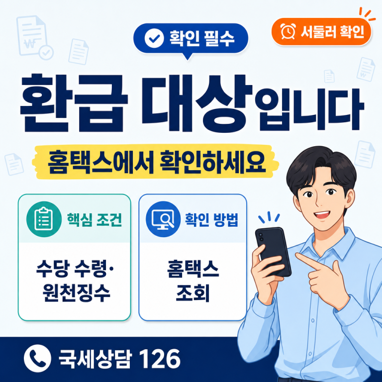22% 떼인 세금, 정말 돌려받을 수 있나요? — 폐업 소상공인 구직활동지원금 비과세 확정 배경