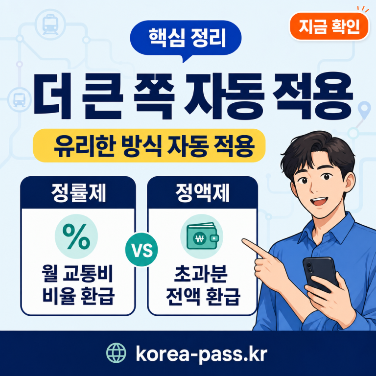 모두의카드 유형별 환급률과 반값 기준금액 완전 해설 — 내 유형이 몇 %인지 5분에 파악하기