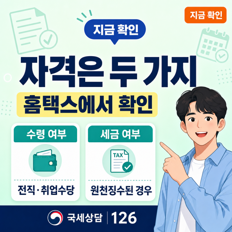 나는 환급 대상인가? 폐업 소상공인 구직활동지원금 세금 환급 자격 완전 정리