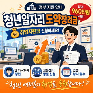 청년일자리도약장려금 2026 완전 정리 — 기업 720만 원, 비수도권 청년 최대 720만 원